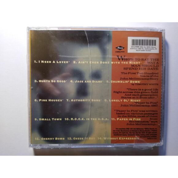 John Mellencamp The Best that I Could Do CD BMG Club Ed. Sealed Pop Rock Hits - Picture 3 of 3